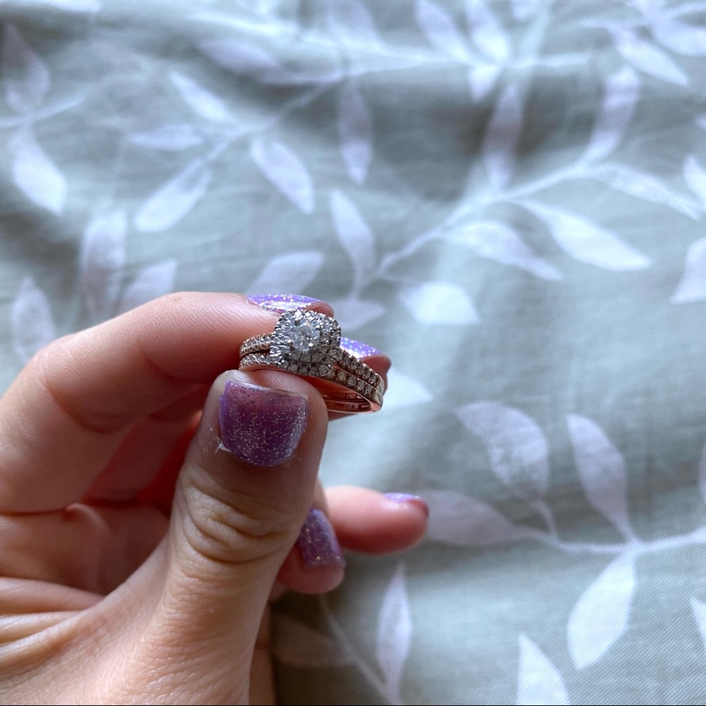 Bridal ring set - Picture 6 of 6